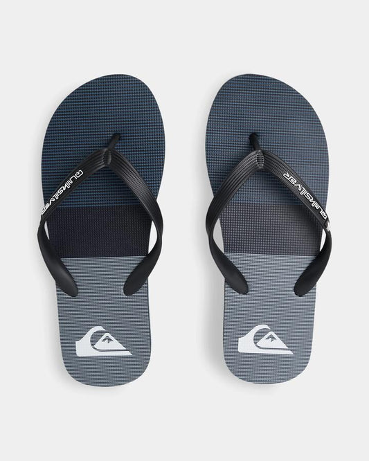 Image of Sandals. Productname: Quiksilver - Mens Moncata Thongs - Black/Grey - in Black/Grey colour by brand - Quiksilver