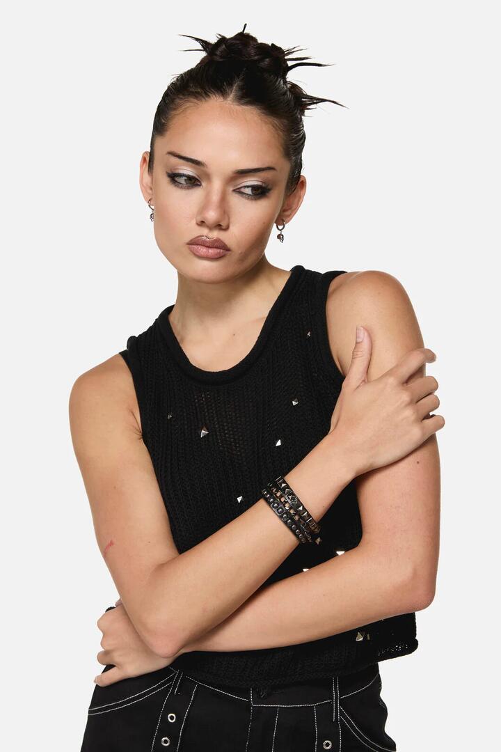 Image of Jewelry. Productname: Hardware Wrist Cuff in Black colour by brand - Black Friday