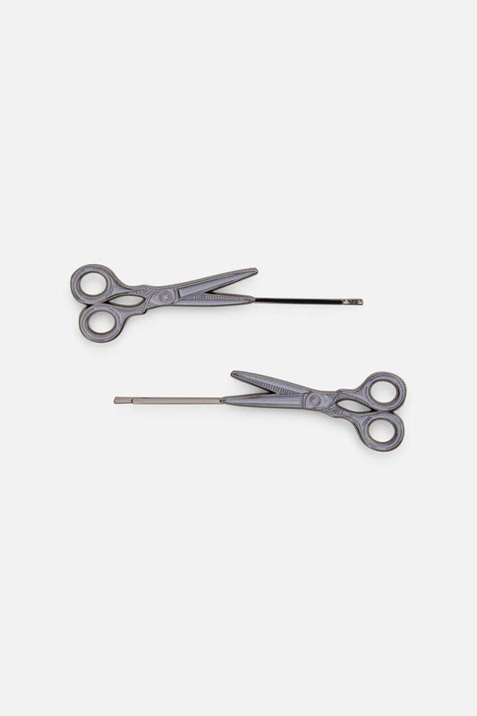 Image of Hair Accessories. Productname: Scissor Snips Hair Pins in Silver colour by brand - Black Friday