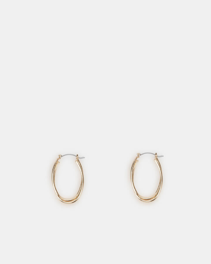 Image of Earrings. Productname: Earring - Clara Metallic in Metallic colour by brand - Novo