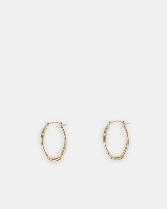 Image of Earrings. Productname: Earring - Clara Metallic in Metallic colour by brand - Novo