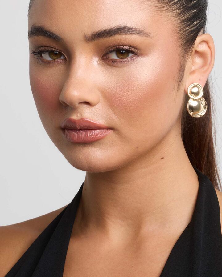 Image of Earrings. Productname: Earring - Chaol Metallic in Metallic colour by brand - Novo