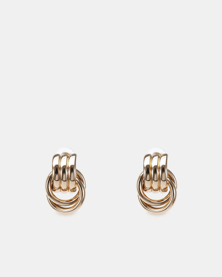 Image of Earrings. Productname: Earring - Dasha Gold in Metallic colour by brand - Novo