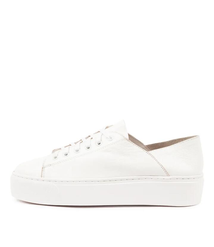 Image of Heels. Productname: Charly White Leather in WHITE colour by brand - MOLLINI