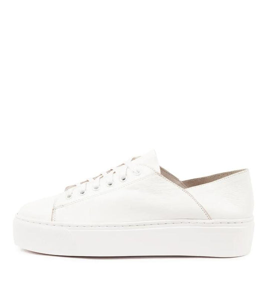 Image of Heels. Productname: Charly White Leather in WHITE colour by brand - MOLLINI