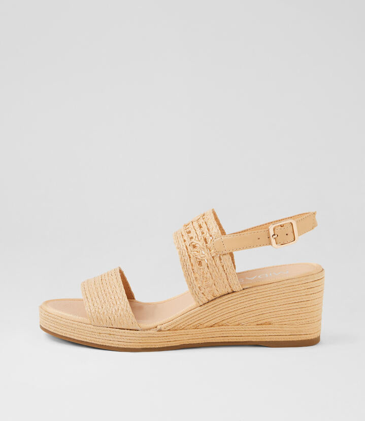 Image of Sandals. Productname: Marni Natural Synthetic Raffia Sandals in NATURAL colour by brand - MIDAS