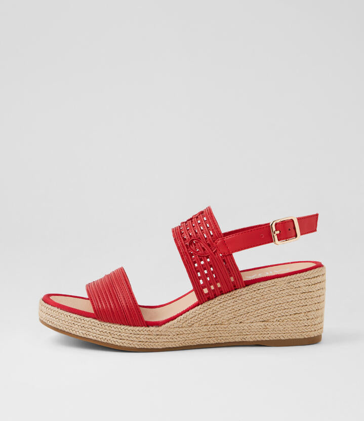 Image of Sandals. Productname: Marni Red Sandals in RED colour by brand - MIDAS
