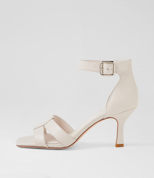 Image of Sandals. Productname: Lunar Nougat Leather Sandals in NOUGAT colour by brand - MIDAS