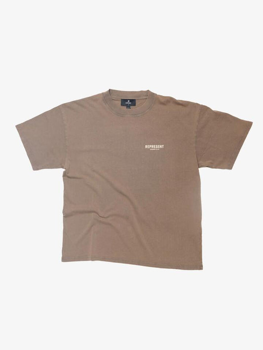 Image of T-Shirts. Productname: Represent Represent Owners Club T-Shirt in Almond colour by brand - Represent