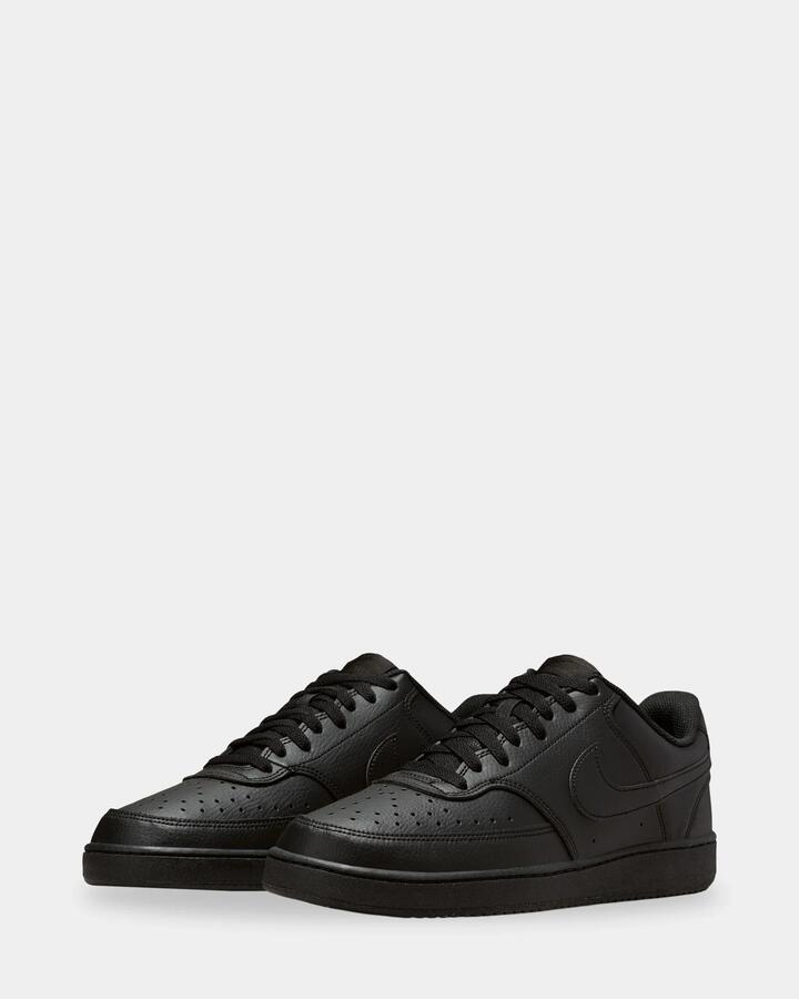 Image of Sneakers. Productname: nike - Court Vision Low Next Nature Sneakers - Black/Black-Black - in Black/Black-Black colour by brand - nike