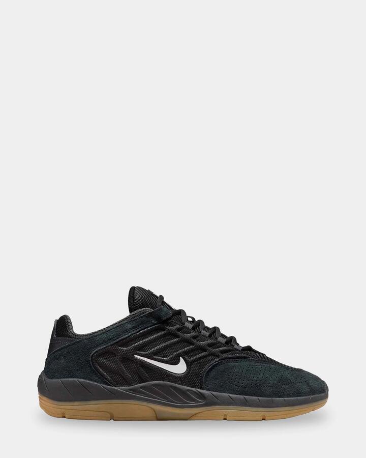 Image of Shoes. Product name - Nike Mens Sb Vertebrae Skate Shoes Black/Summit White-A in Black/Summit White-A colour by brand - Nike