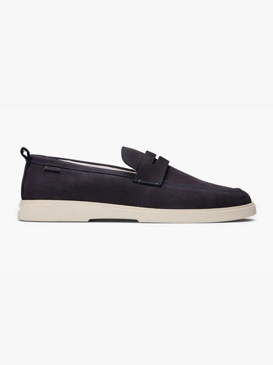 Image of Flats. Productname: Aquila Breeze Sand Loafers in Navy colour by brand - Aquila