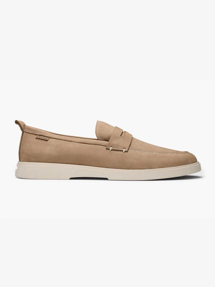 Image of Flats. Productname: Aquila Breeze Sand Loafers in Sand colour by brand - Aquila