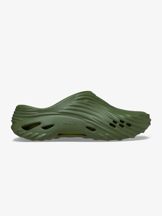 Image of Sandals. Productname: Crocs Echo Wave Clog in Army green colour by brand - Crocs