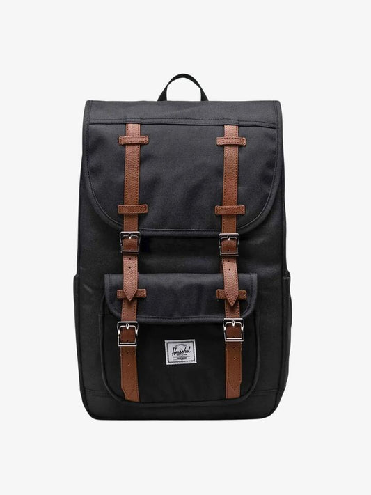 Image of Bags. Productname: Herschel Little America Mid Backpack ONE SIZE Black in Black colour by brand - Herschel