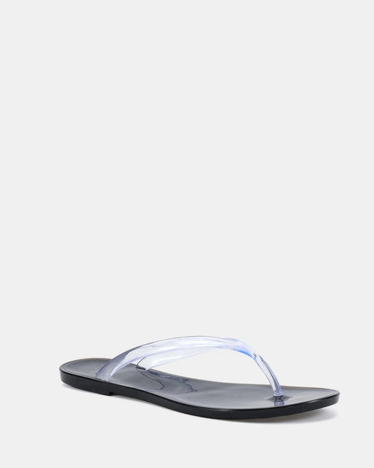 Image of Sandals. Productname: Shanay: Clear - Women's Thongs in Beige colour by brand - Novo