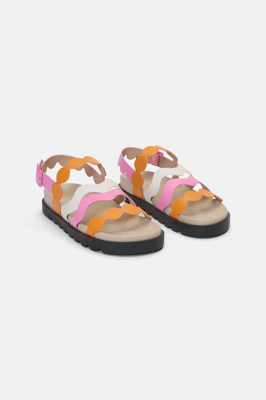 Image of Sandals. Productname: Wavy Baby Sandal in Sunset colour by brand - Gorman
