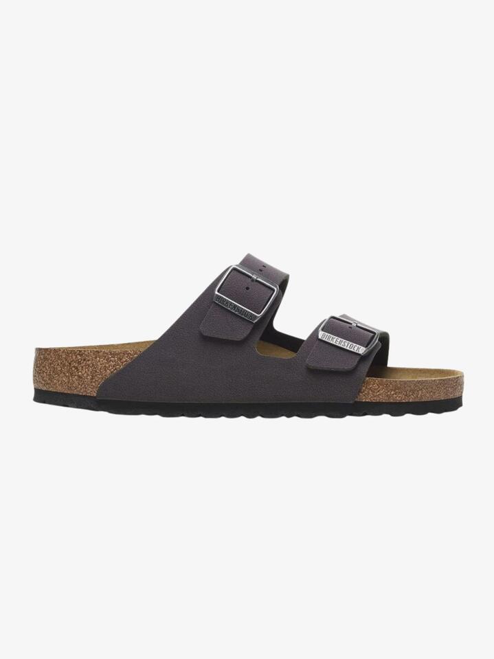 Image of Others. Productname: Birkenstock Arizona Birko-Flor Nubuk Regular Width in Grey colour by brand - Birkenstock