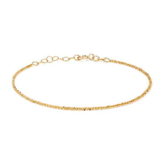 Image of Bracelets. Productname: 19cm Diamond Cut Singapore Bracelet in 9kt Yellow Gold in Gold colour by brand - Bevilles