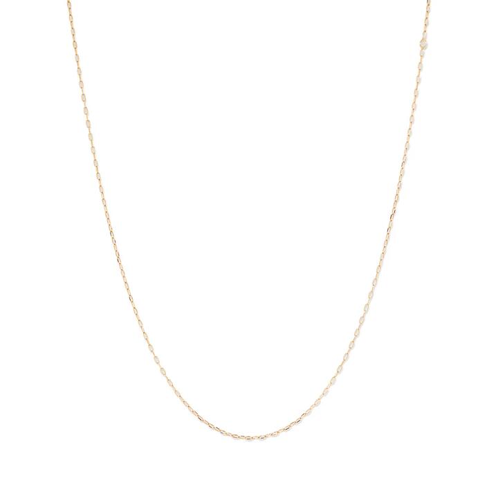 Image of Jewelry. Productname: 45cm Paperclip Chain in 18kt Yellow Gold Plated Sterling Silver in Silver colour by brand - Bevilles