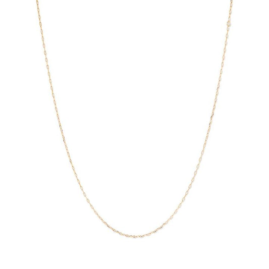 Image of Jewelry. Productname: 45cm Paperclip Chain in 18kt Yellow Gold Plated Sterling Silver in Silver colour by brand - Bevilles