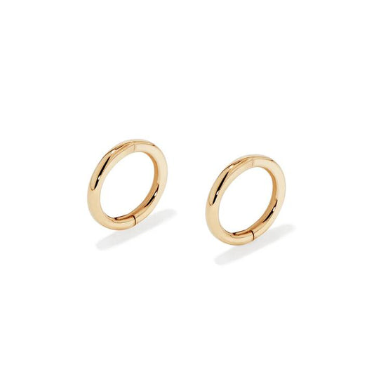 Image of Earrings. Productname: 6mm Sleeper Earrings in 9kt Yellow Gold in Gold colour by brand - Bevilles