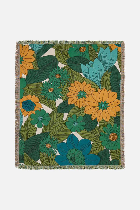 Image of Blankets. Productname: Rita Throw in Green colour by brand - Princess Highway