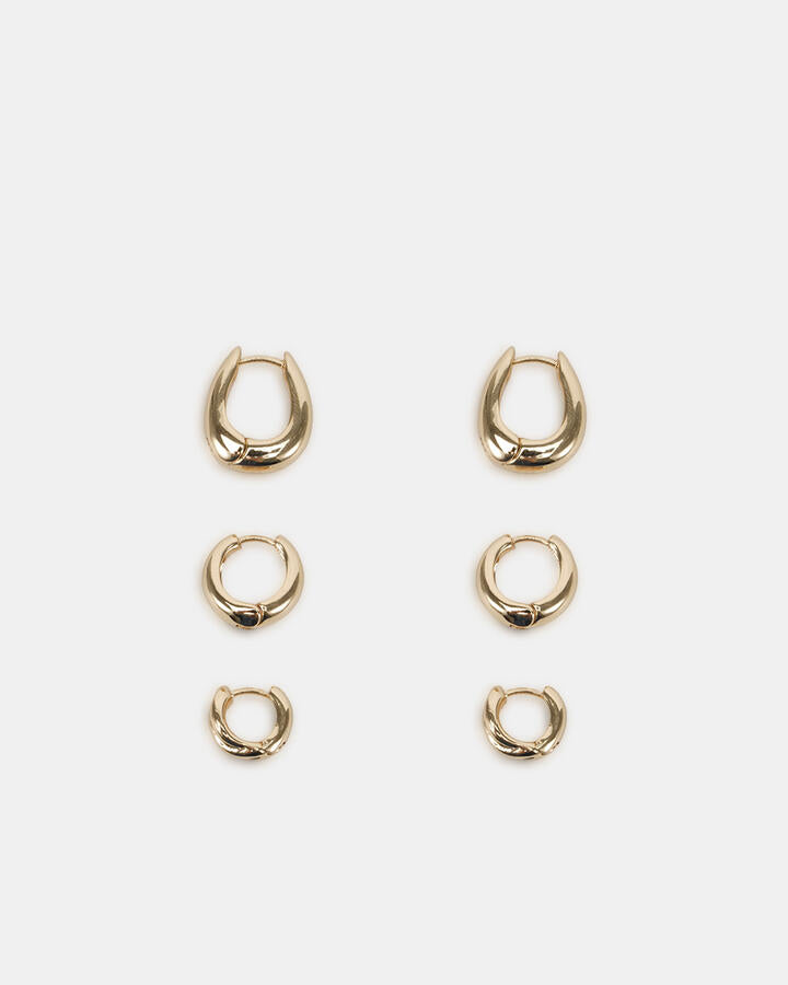 Image of Earrings. Productname: Earring - Delmar Pack: Metallic - Women's Earrings in Metallic colour by brand - Novo