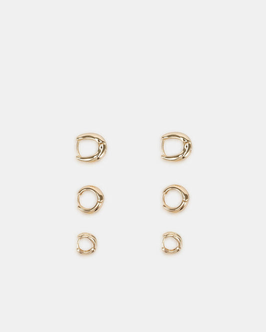 Image of Earrings. Productname: Earring - Dillon Pack: Metallic - Women's Earrings in Metallic colour by brand - Novo
