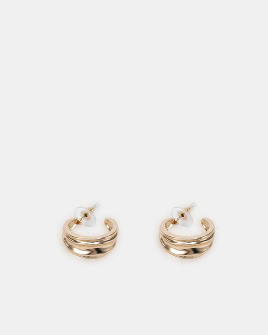 Image of Earrings. Productname: Earring - Darcy: Gold - Women's Earrings in Metallic colour by brand - Novo