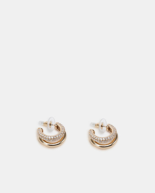 Image of Earrings. Productname: Earring - Della: Metallic - Women's Earrings in Metallic colour by brand - Novo