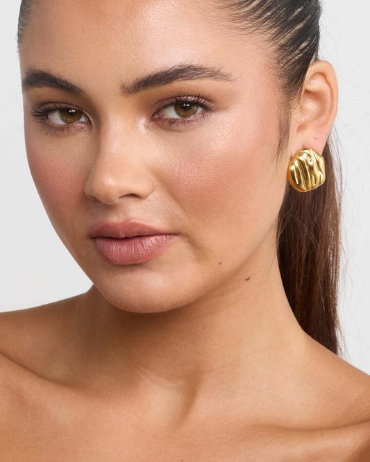 Image of Earrings. Productname: Earring - Dion: Metallic - Women's Earrings in Metallic colour by brand - Novo