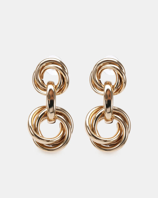 Image of Earrings. Productname: Earring - Daina: Metallic - Women's Earrings in Metallic colour by brand - Novo