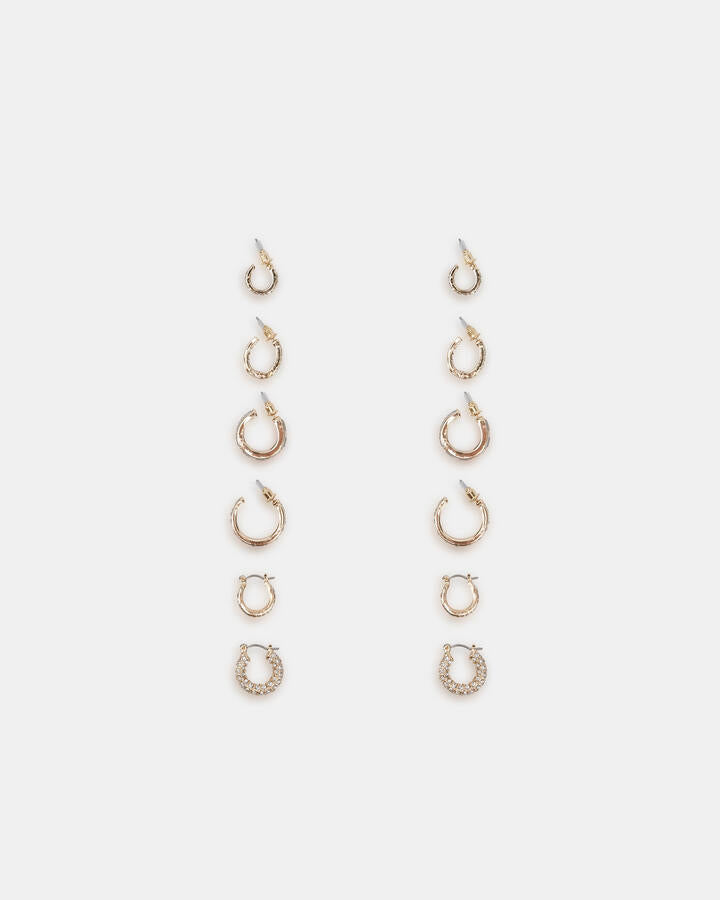 Image of Earrings. Productname: Earrings - Hazel Pack: Metallic - Women's Earrings in Metallic colour by brand - Novo