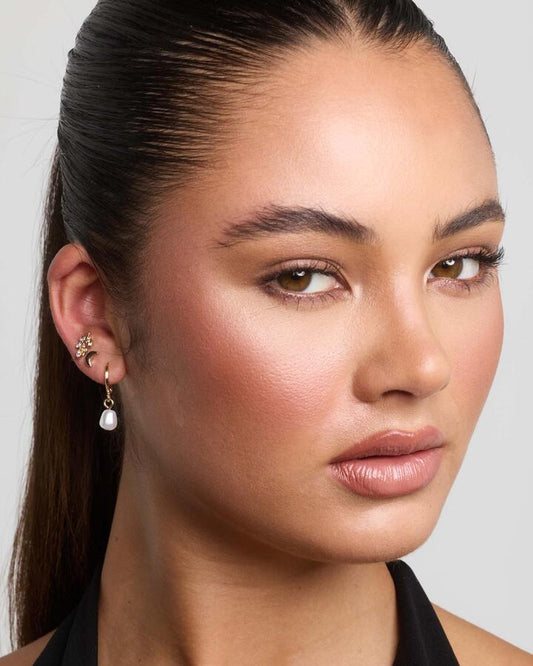 Image of Earrings. Productname: Earrings - Harlie Pack Metallic in Metallic colour by brand - Novo