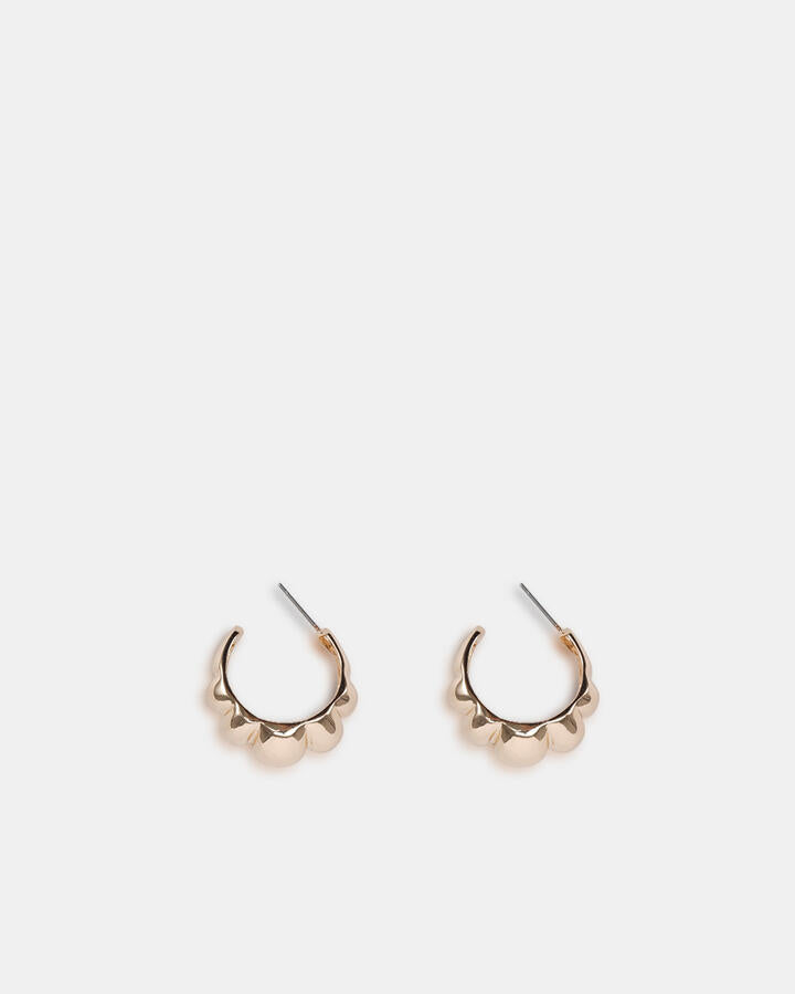 Image of Earrings. Productname: Earring - Yehuda Metallic in Metallic colour by brand - Novo
