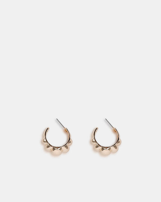 Image of Earrings. Productname: Earring - Yehuda Metallic in Metallic colour by brand - Novo