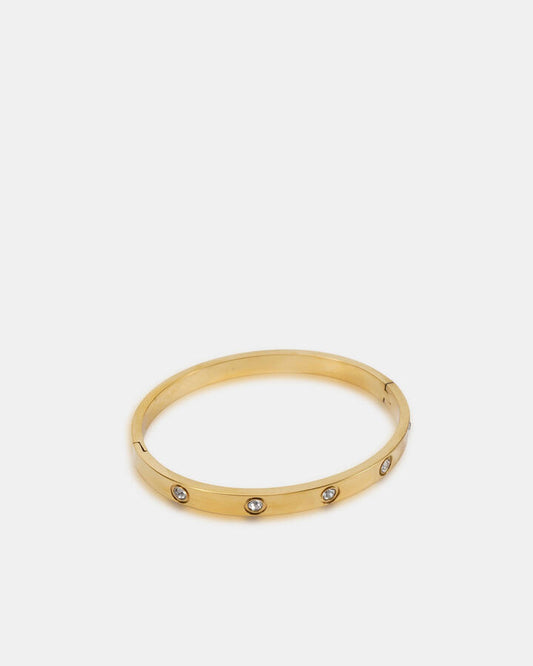 Image of Bracelets. Productname: Bangle - Yuna: Gold - Women's Bracelets in Metallic colour by brand - Novo