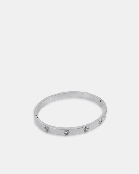 Image of Bracelets. Productname: Bangle - Yuna: Silver - Women's Bracelets in Multi colour by brand - Novo
