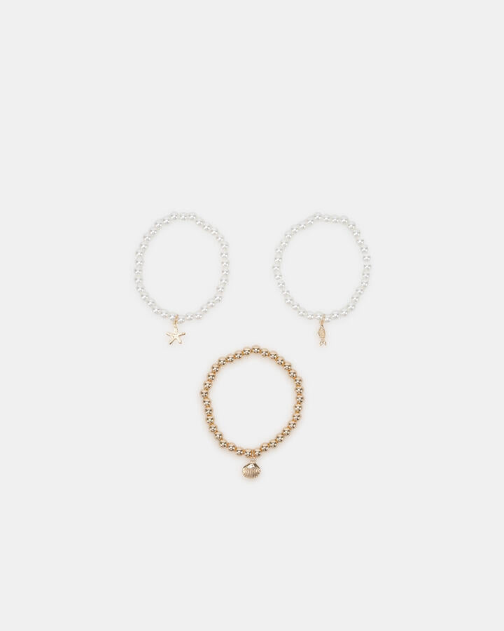 Image of Bracelets. Productname: Bracelet - Xamira Set Metallic in Metallic colour by brand - Novo
