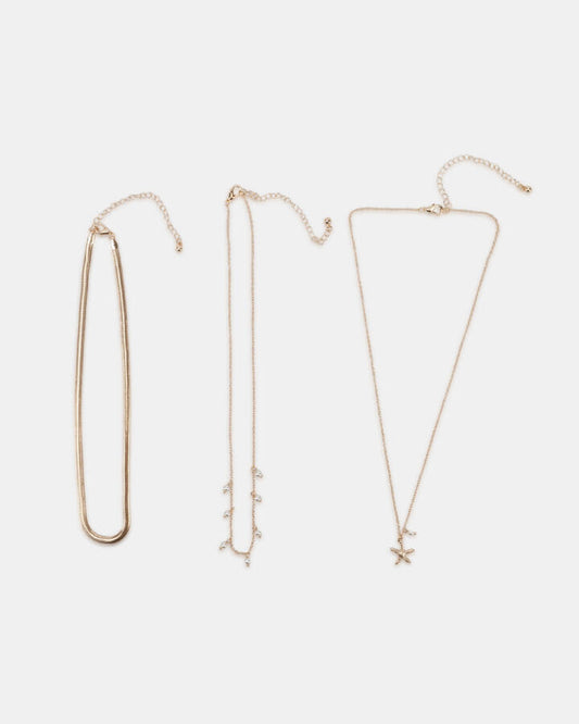 Image of Necklaces. Productname: Necklace - Xions Stackable: Metallic - Women's Necklaces in Metallic colour by brand - Novo