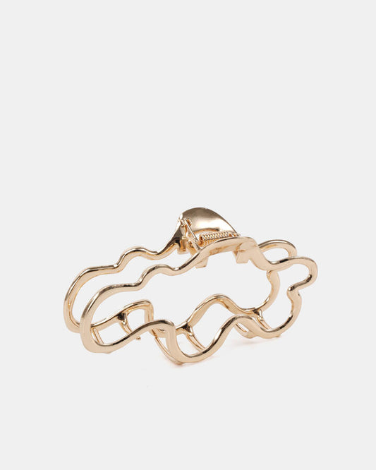 Image of Hair Accessories. Productname: Claw Clip - Yael: Metallic - Women's Hair in Metallic colour by brand - Novo