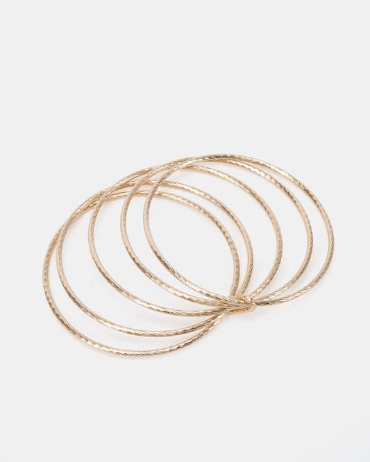 Image of Jewelry. Productname: Bangle - Dusk Set: Metallic in Metallic colour by brand - Novo