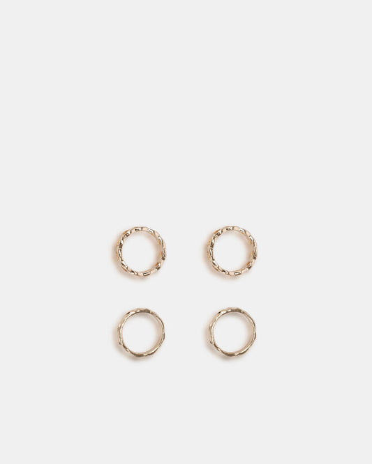 Image of Jewelry. Productname: Ring - Yvaine Pack: Gold - Women's Rings in Metallic colour by brand - Novo