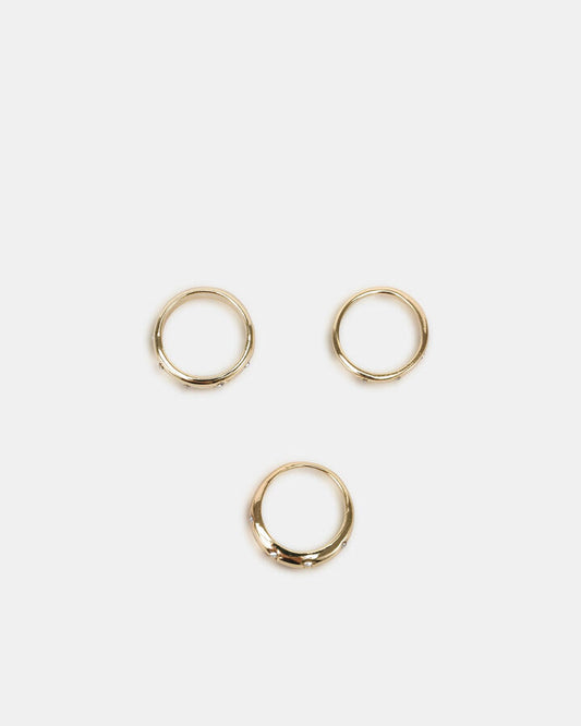 Image of Jewelry. Productname: Ring - Yolanda Pack: Gold - Women's Rings in Metallic colour by brand - Novo