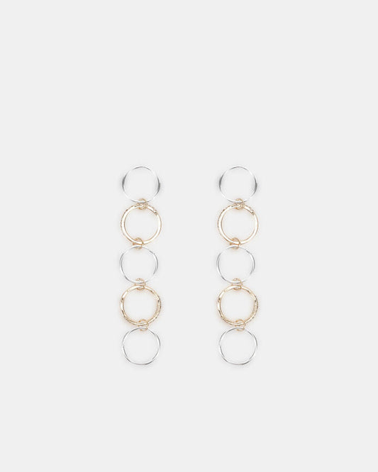 Image of Jewelry. Productname: Ring - Dani Stackable: Silver/gold - Women's Rings in Silver/Gold colour by brand - Novo