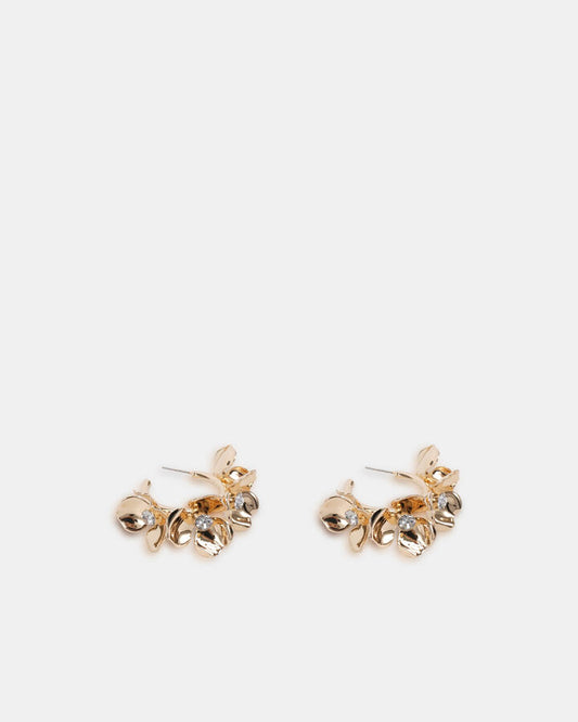Image of Earrings. Productname: Earring - Xochiti: Metallic - Women's Earrings in Metallic colour by brand - Novo