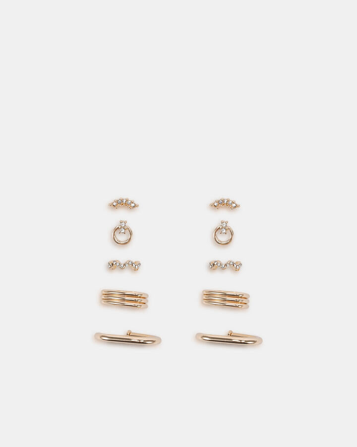 Image of Earrings. Productname: Earring - Xylon Pack: Metallic - Women's Earrings in Metallic colour by brand - Novo