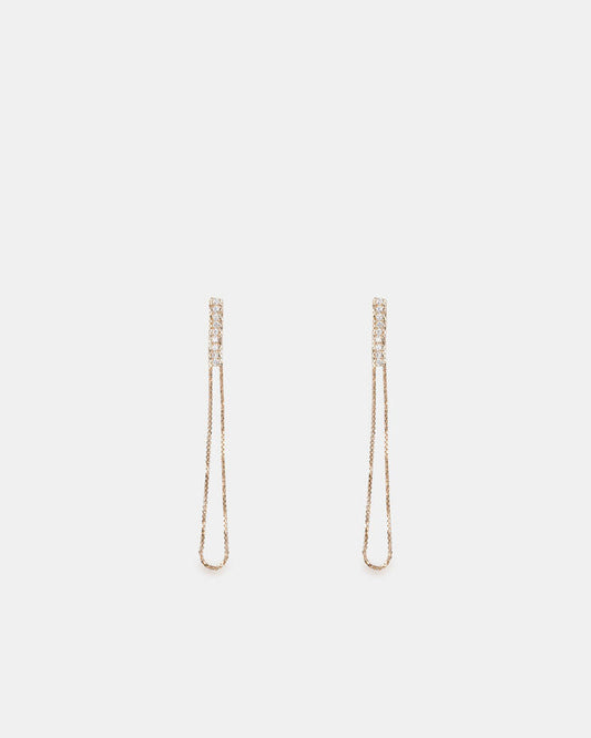 Image of Earrings. Productname: Earring - Xabi Metallic in Metallic colour by brand - Novo