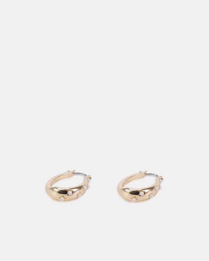 Image of Earrings. Productname: Earring - Xanthos Metallic in Metallic colour by brand - Novo